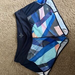 Athleta Multicolor Running Shorts